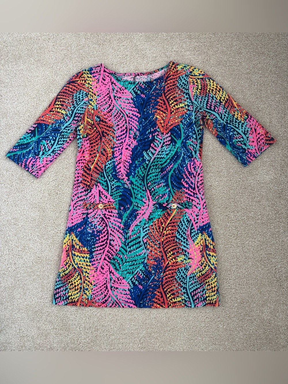 Lilly Pulitzer Electric Feel Charlene Dress size XL (12-14)